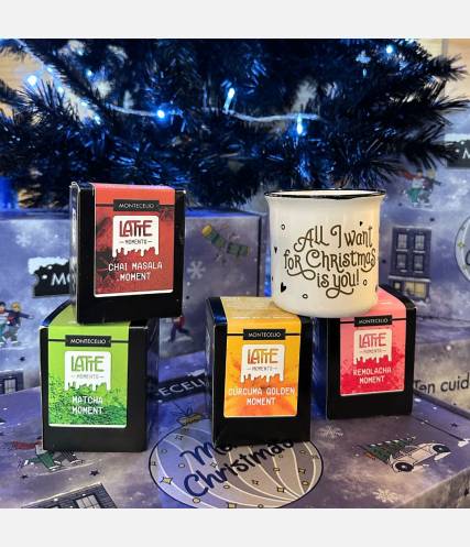 Pack 4 Lattes Moments y Taza Navidad | Cafento Shop