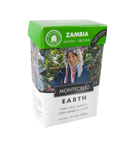 Café Montecelio earth de Zambia molido - 250g | Cafento Shop