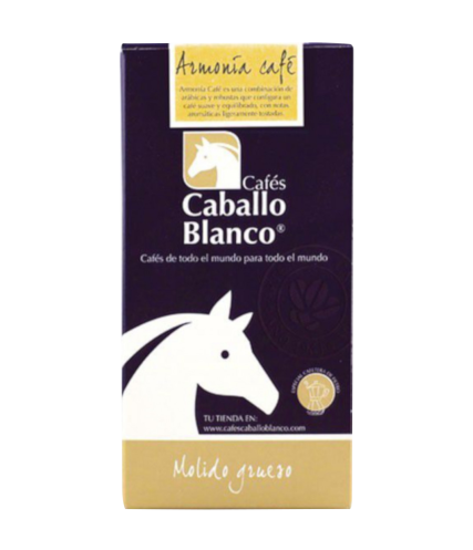 Café Caballo Blanco grueso armonía café molido - 250g | Cafento Shop